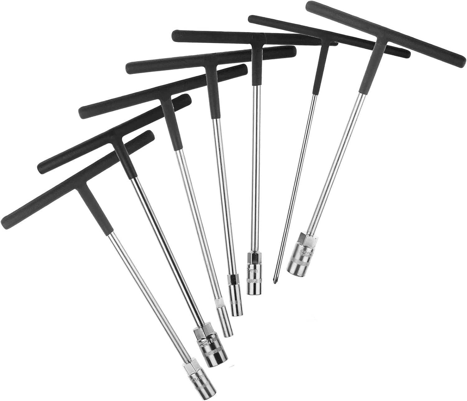 RUBBER COATED T-HANDLE SET OF 7 SOCKETS - Image 6