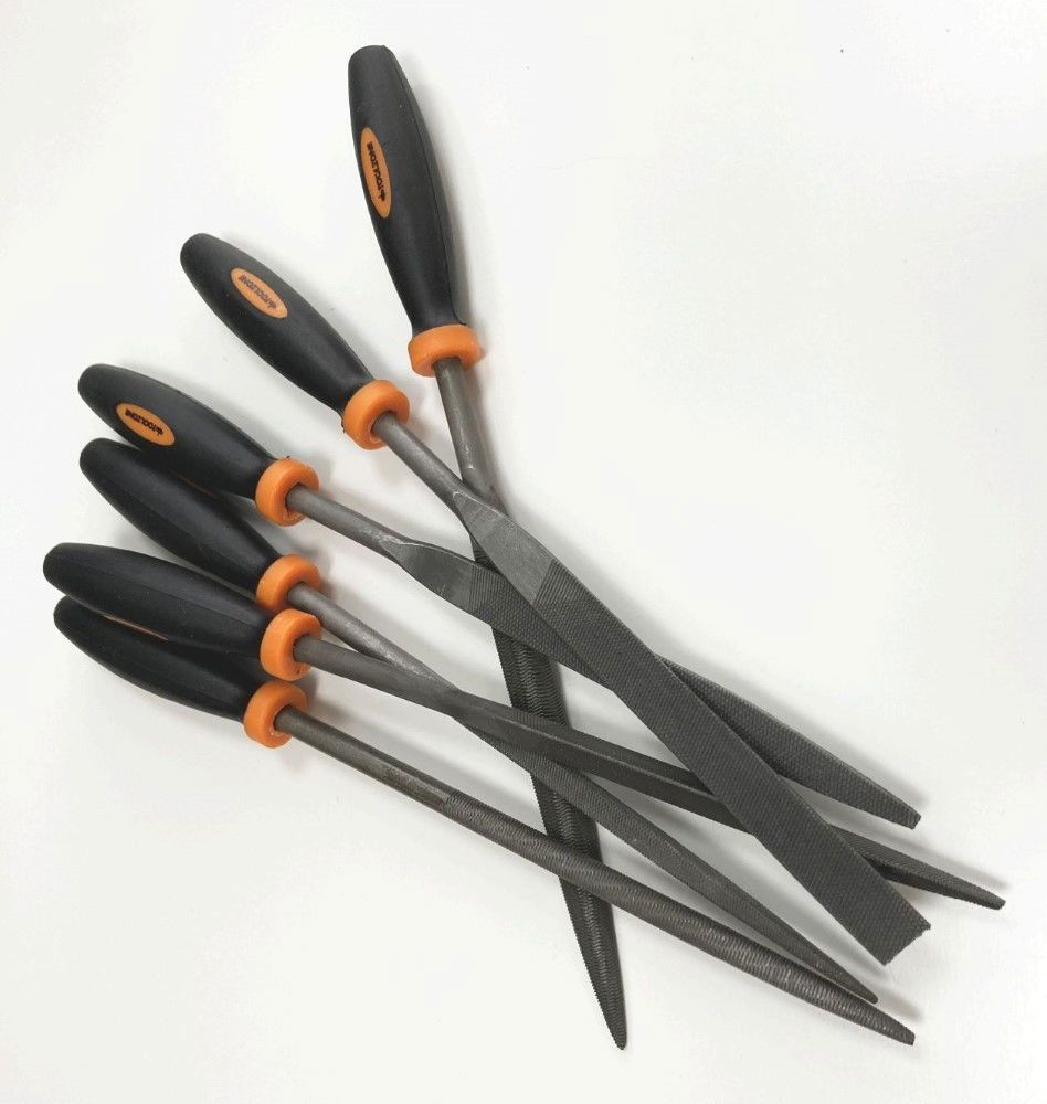 WARDING FILE SET 6PC BEARING STEEL 175 x 5mm - TOOLZONE KDPWW203 - Image 2