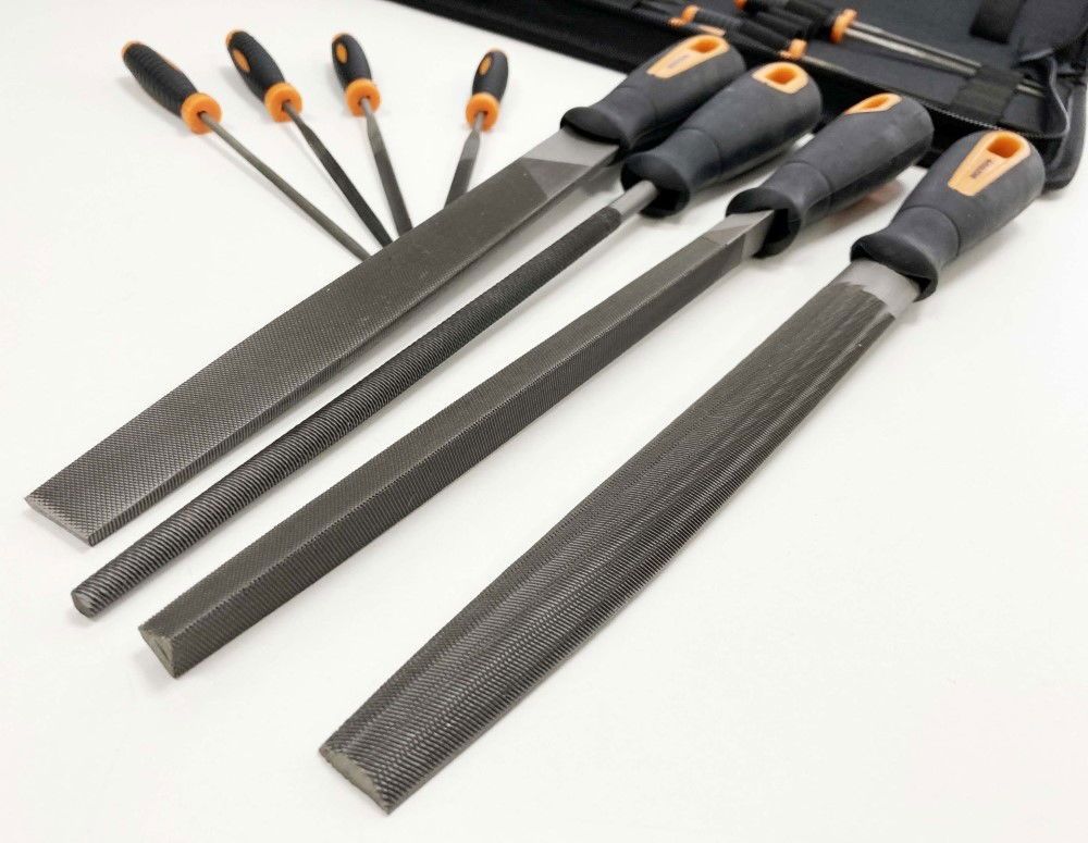 FILE SET 16PC WITH CARRY CASE 200mm AND 100mm BEARING STEEL FILES - TOOLZONE KDPWW216 - Image 2