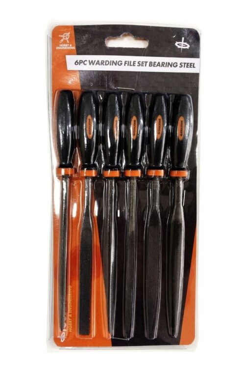 WARDING FILE SET 6PC BEARING STEEL 175 x 5mm – TOOLZONE KDPWW203