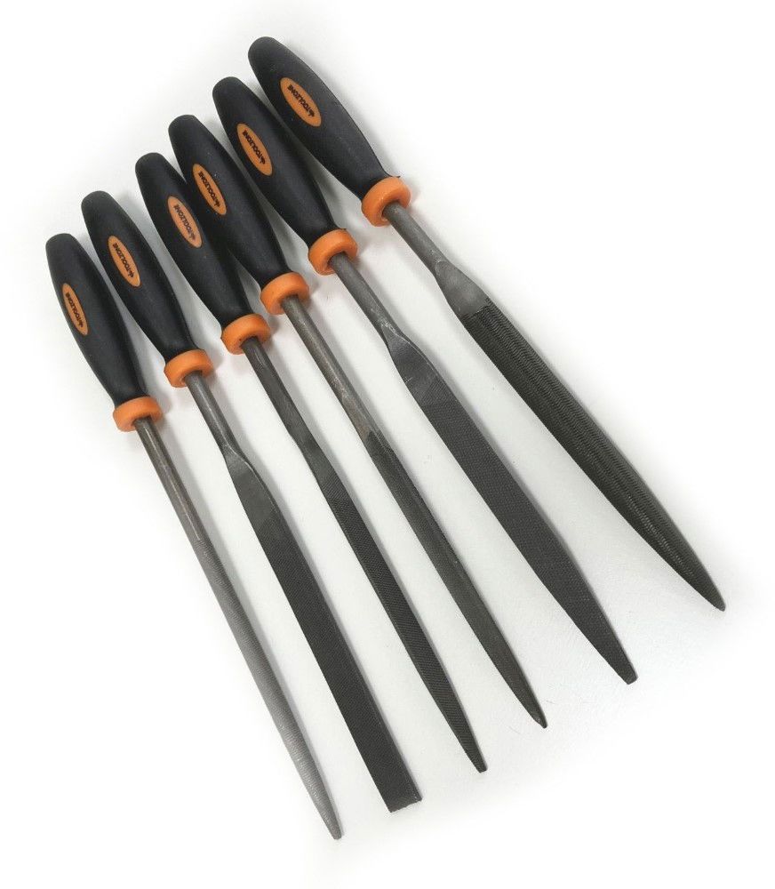 WARDING FILE SET 6PC BEARING STEEL 175 x 5mm - TOOLZONE KDPWW203 - Image 3