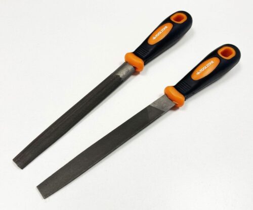FILE SET 2PC 150mm T12 SOFT GRIP FLAT AND HALF ROUND – TOOLZONE KDPWW210