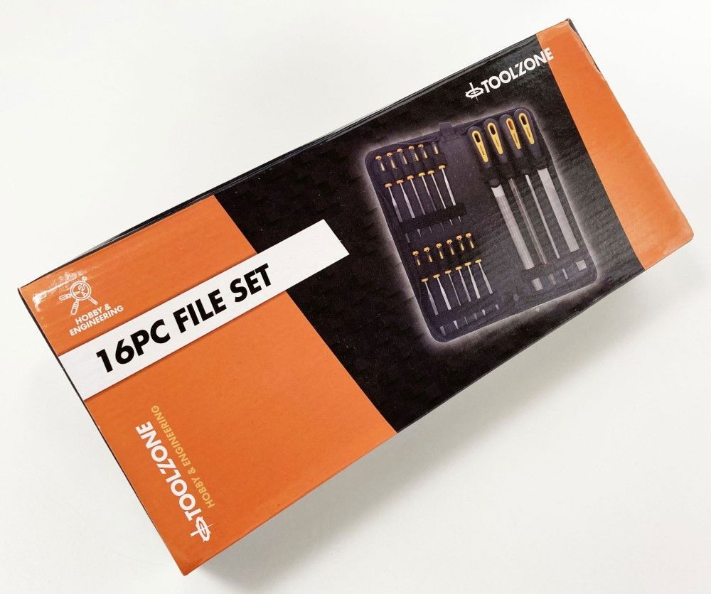 FILE SET 16PC WITH CARRY CASE 200mm AND 100mm BEARING STEEL FILES - TOOLZONE KDPWW216 - Image 3