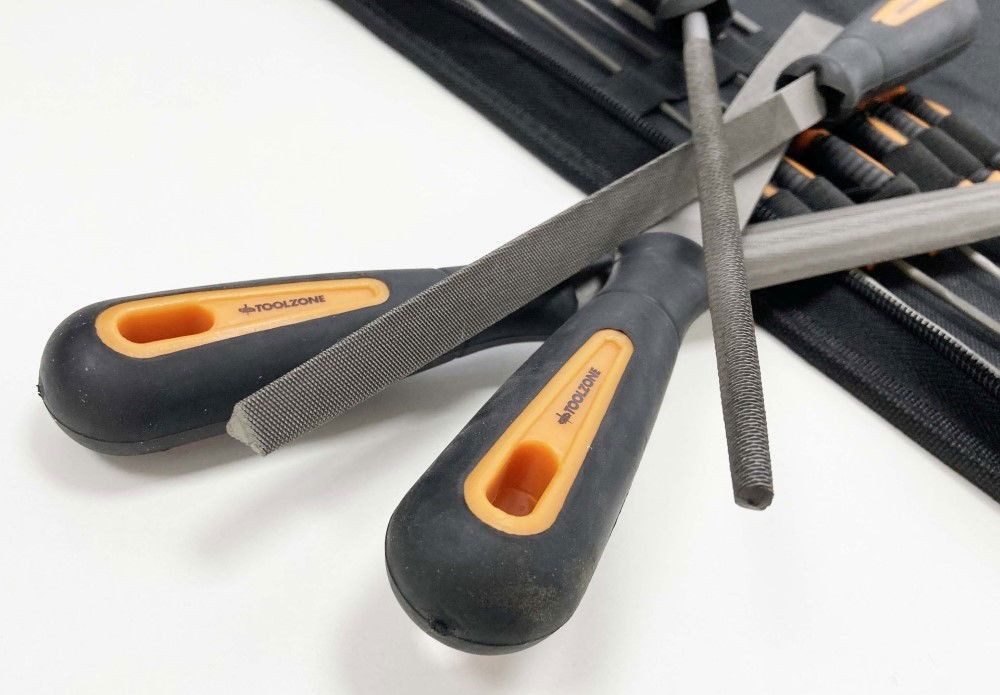 FILE SET 16PC WITH CARRY CASE 200mm AND 100mm BEARING STEEL FILES - TOOLZONE KDPWW216 - Image 4