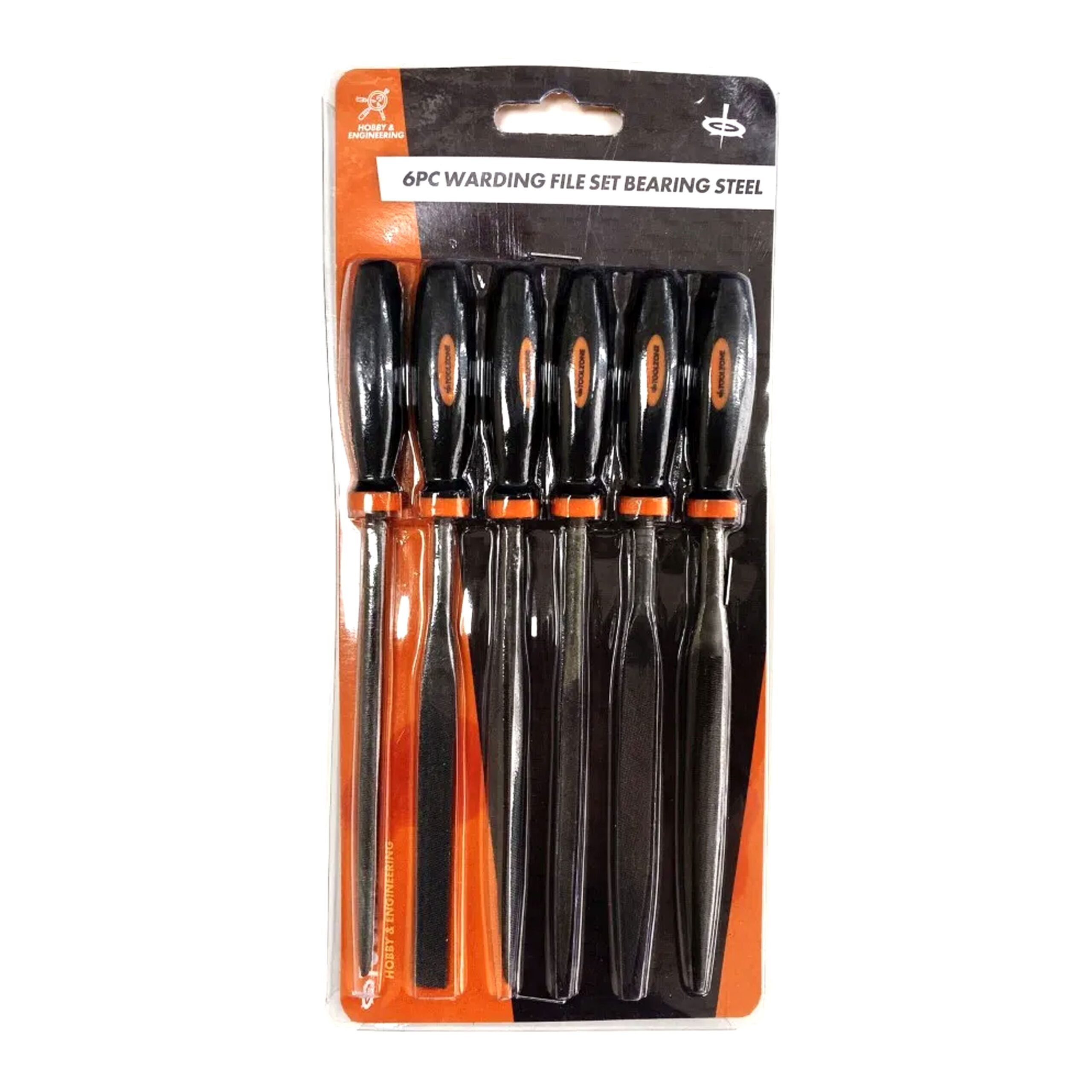 WARDING FILE SET 6PC BEARING STEEL 175 x 5mm - TOOLZONE KDPWW203 - Image 6