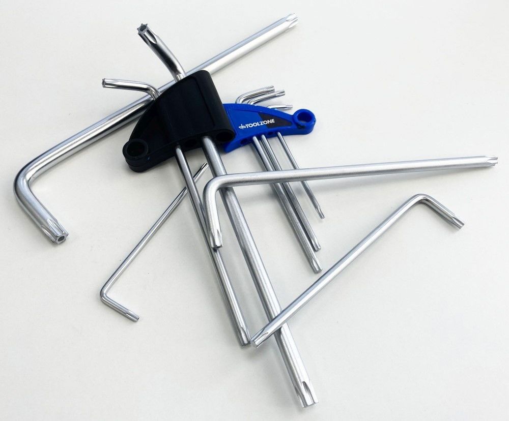EXTRA-LONG TAMPERPROOF STAR KEY SET 9PC T10-T50 - TOOLZONE KDPSD076 - Image 5