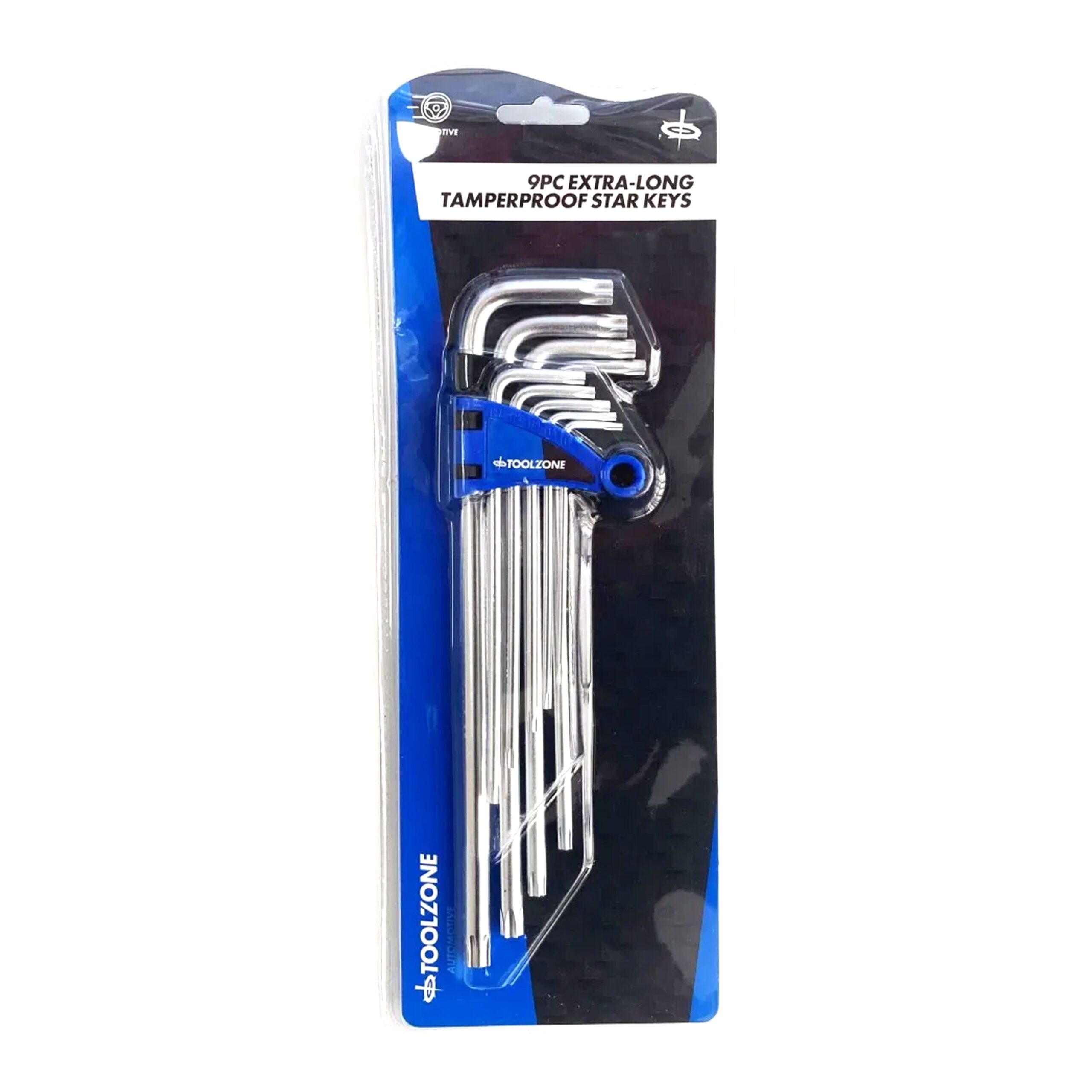 EXTRA-LONG TAMPERPROOF STAR KEY SET 9PC T10-T50 - TOOLZONE KDPSD076 - Image 8