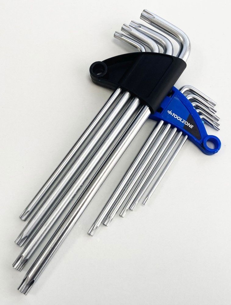 EXTRA-LONG TAMPERPROOF STAR KEY SET 9PC T10-T50 - TOOLZONE KDPSD076 - Image 10