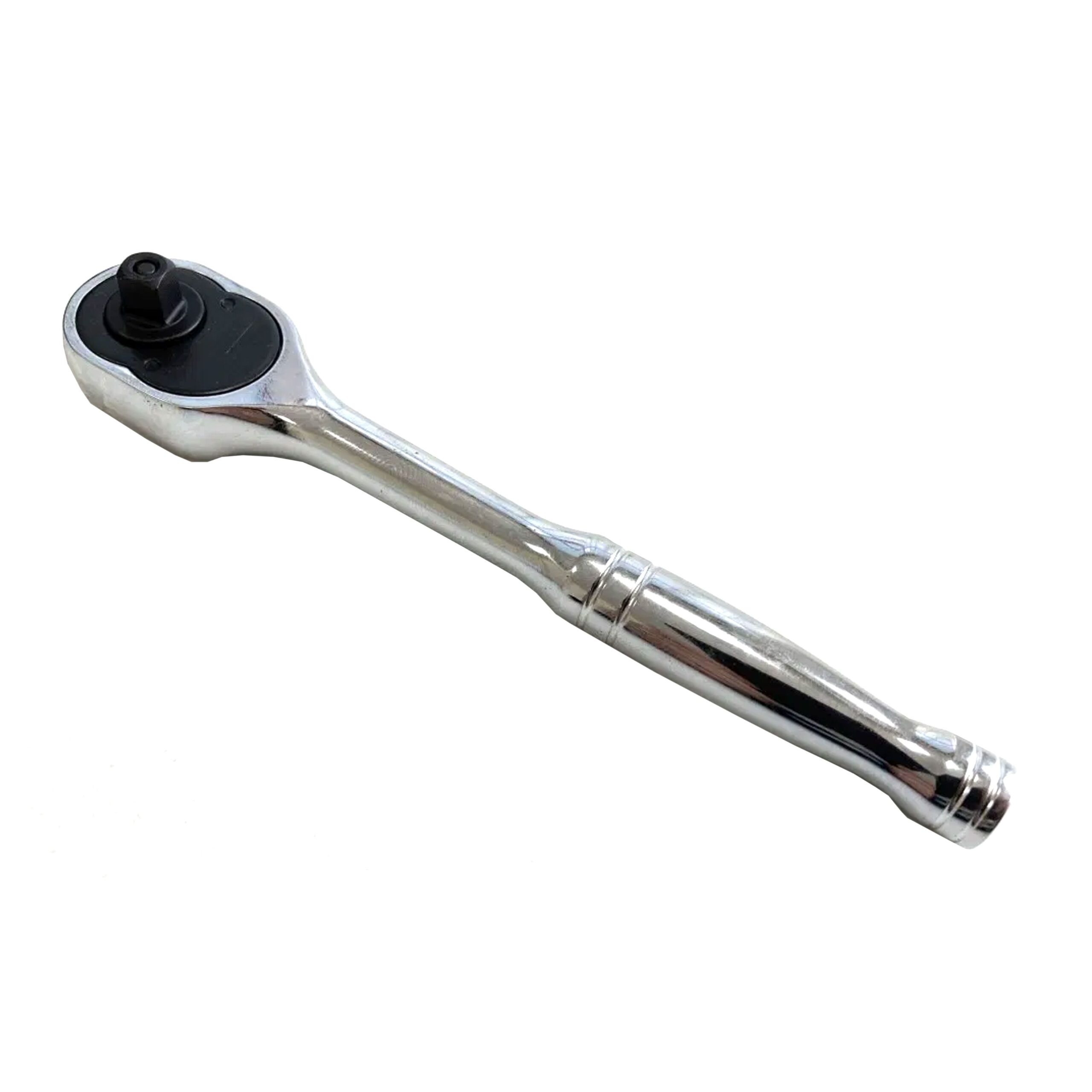 RATCHET HANDLE 1/4" DRIVE PROFESSIONAL POLISHED 150mm CRV QUICK RELEASE - TOOLZONE KDPSS052 - Image 2