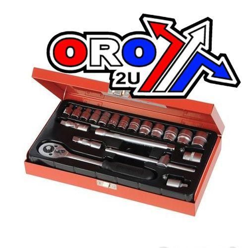 SOCKET SET 20pce. 3/8″