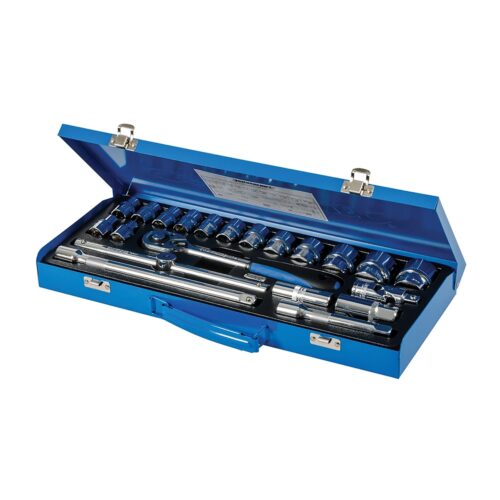 SOCKET SET 1/2″ 21pc STEEL BOX 675046