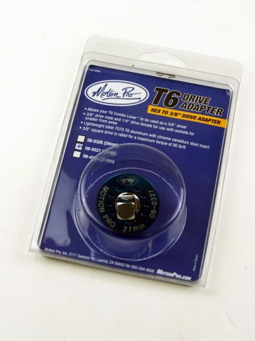 27mm 3/8″ T-6 COMBO LEVER ADAPTER MOTION PRO 08-0327