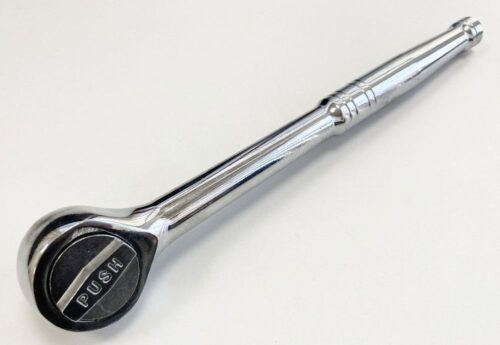 RATCHET HANDLE 1/2″ DRIVE POLISHED CHROME QUICK RELEASE – TOOLZONE KDPSS241