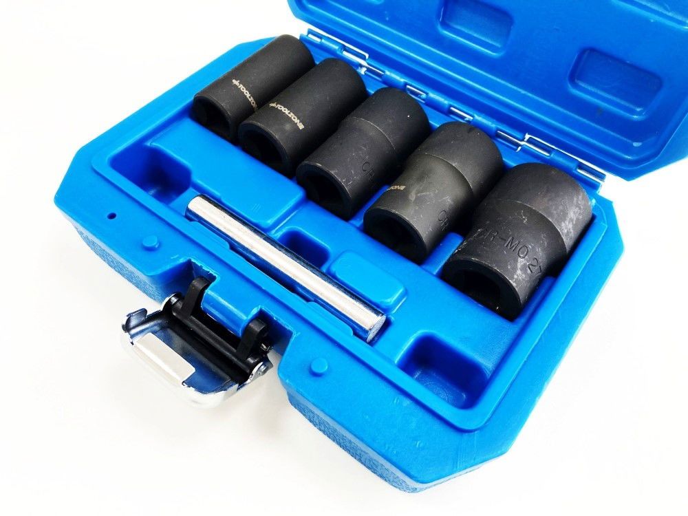 TWIST SOCKET SET 1/2" DRIVE 6 PIECES 17mm-27mm - TOOLZONE KDPSS228 - Image 3