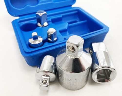 ADAPTOR SET 6 PIECES CRV SATIN FINISH – TOOLZONE KDPSS203