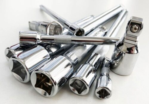 EXTENSION BAR SET WOBBLE CRV 9 PIECES 1/4″ 3/8″ 1/2″ DRIVE – TOOLZONE KDPSS146