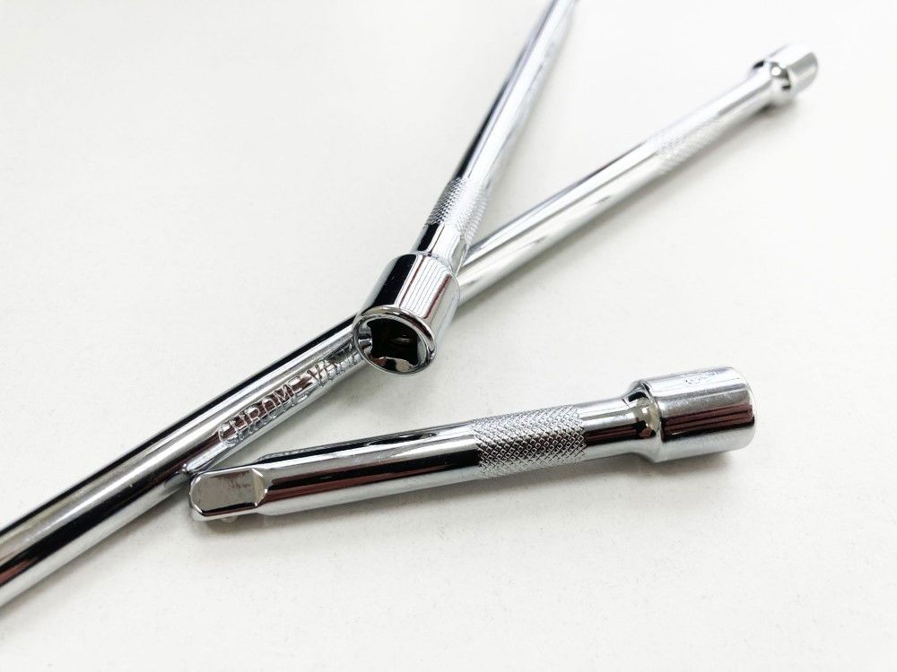 EXTENSION BAR SET 1/4" DRIVE SHORT 3 PIECES 75mm 150mm 225mm - TOOLZONE KDPSS140 - Image 3