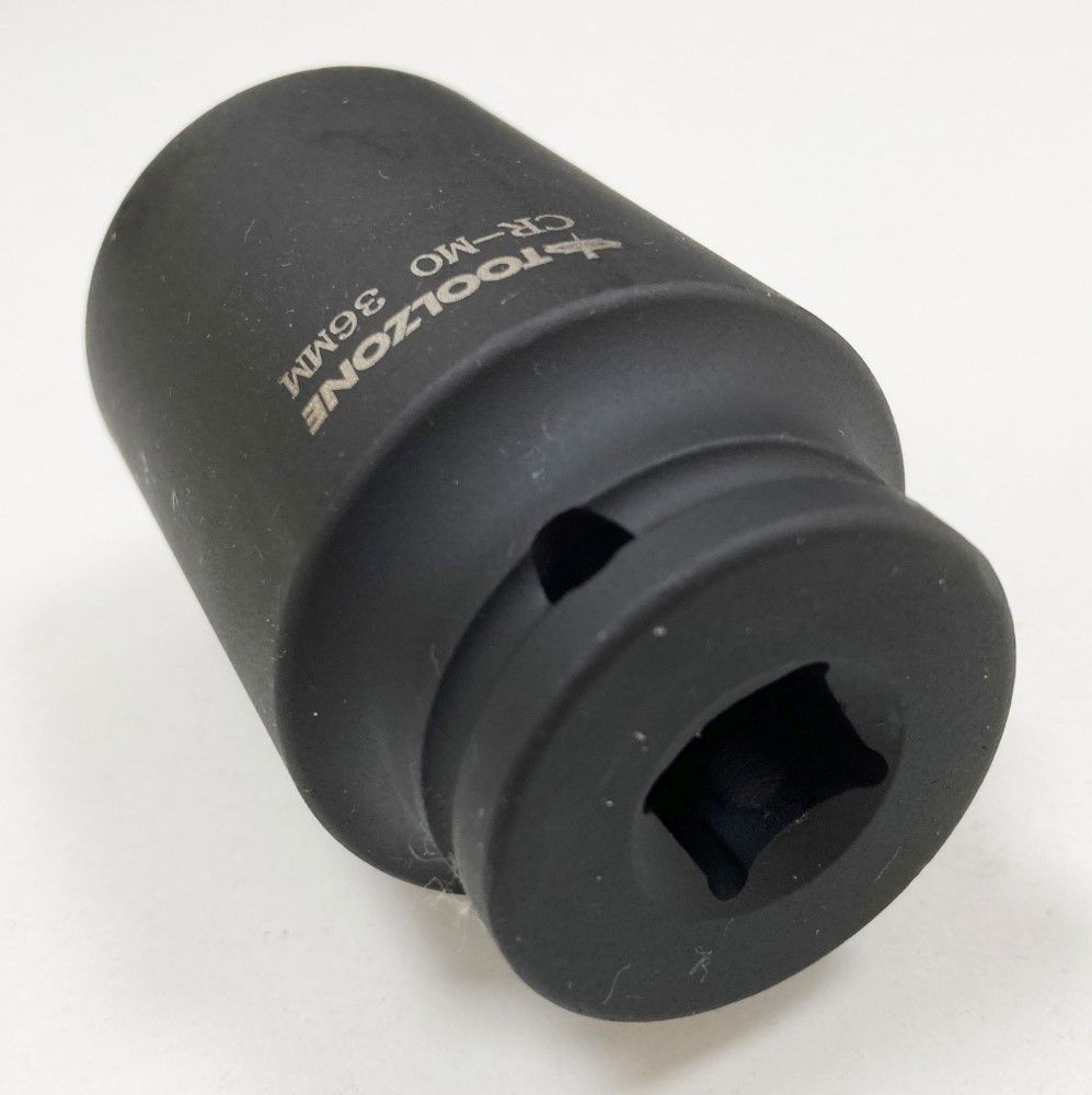 IMPACT SOCKET 1/2" DRIVE DEEP 36mm CRMO - TOOLZONE KDPSS134 - Image 4