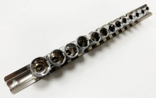 SOCKET SET 1/4″ DRIVE SHALLOW CRV 13 PIECES 4-14mm SINGLE HEX – TOOLZONE KDPSS093