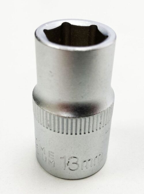 SOCKET 1/2″ DRIVE 13mm CRV SATIN SINGLE HEX – TOOLZONE KDPSS072