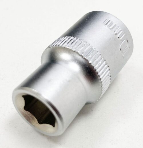 SOCKET 1/2″ DRIVE 10mm CRV SATIN SINGLE HEX – TOOLZONE KDPSS069