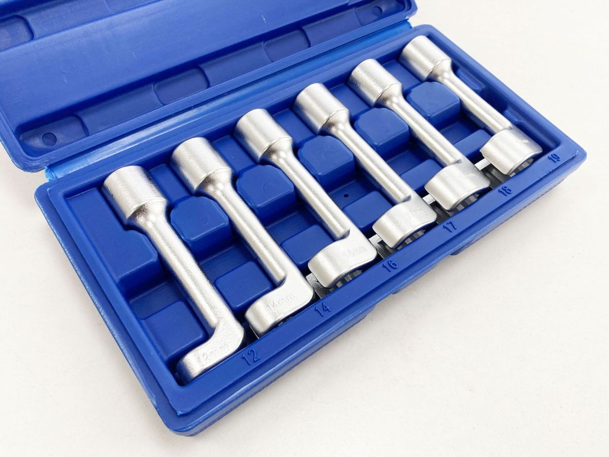 DIESEL INJECTOR LINE SOCKET SET 6pc 1/2" DRIVE 12-19mm - TOOLZONE KDPAU338 - Image 4