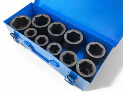IMPACT SOCKET SET 1″ DRIVE DEEP 10pc 22-50mm CHROME MOLYBDENUM – TOOLZONE KDPSS033