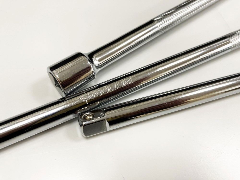 EXTENSION BAR SET 3/8" DRIVE 3pc 375mm 450mm 600mm 40CR STEEL - TOOLZONE KDPSS022 - Image 5