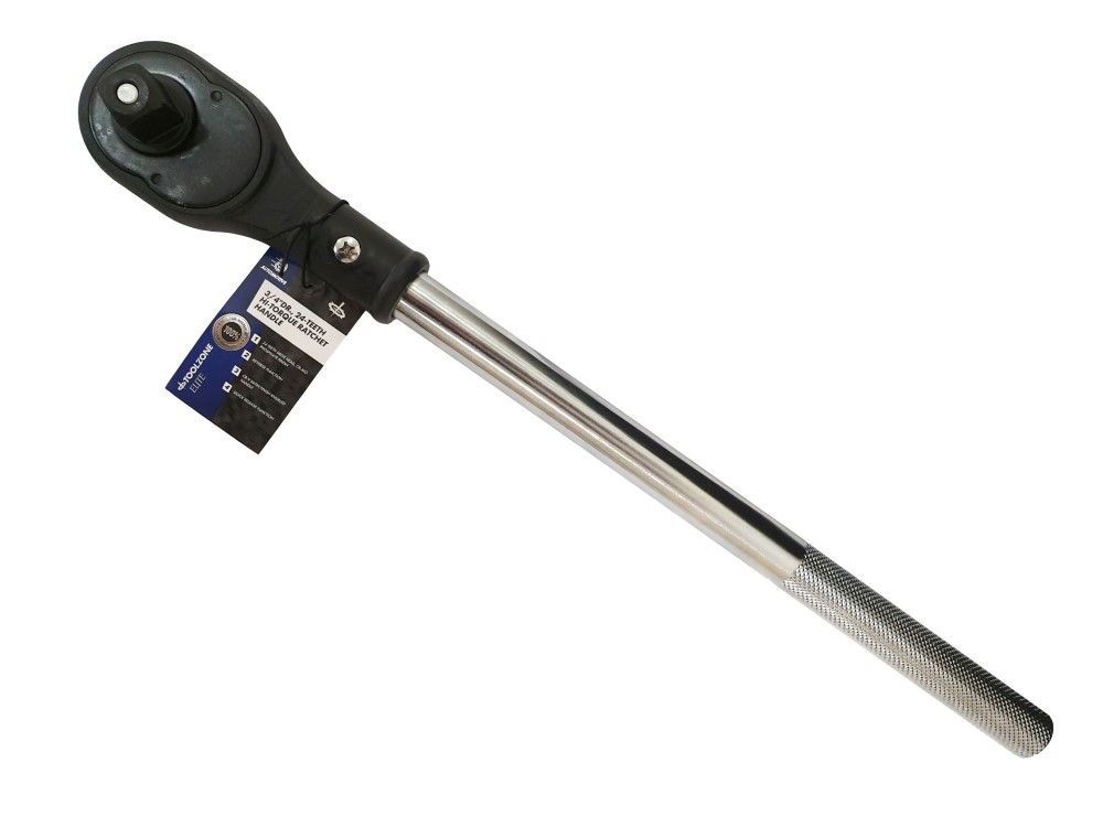 RATCHET HANDLE 3/4" DRIVE 24 TEETH REVERSIBLE CRV QUICK RELEASE - TOOLZONE KDPSS017
