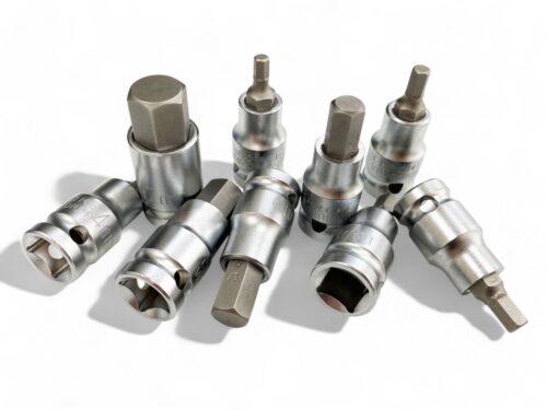 HEX BIT SET METRIC 1/2″ DRIVE 9pc 4-17mm CHROME VANADIUM – TOOLZONE KDPHX039