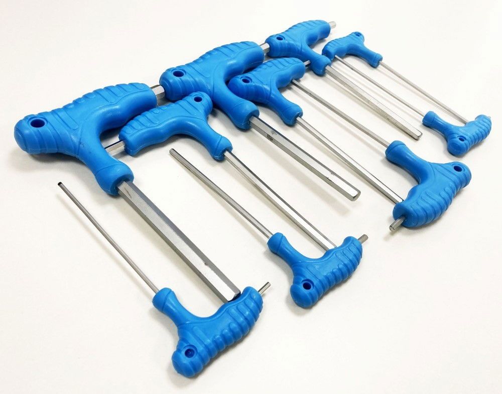 HEX KEY SET T HANDLE AF 10pc IN RACK CHROME VANADIUM - TOOLZONE KDPHX016 - Image 9