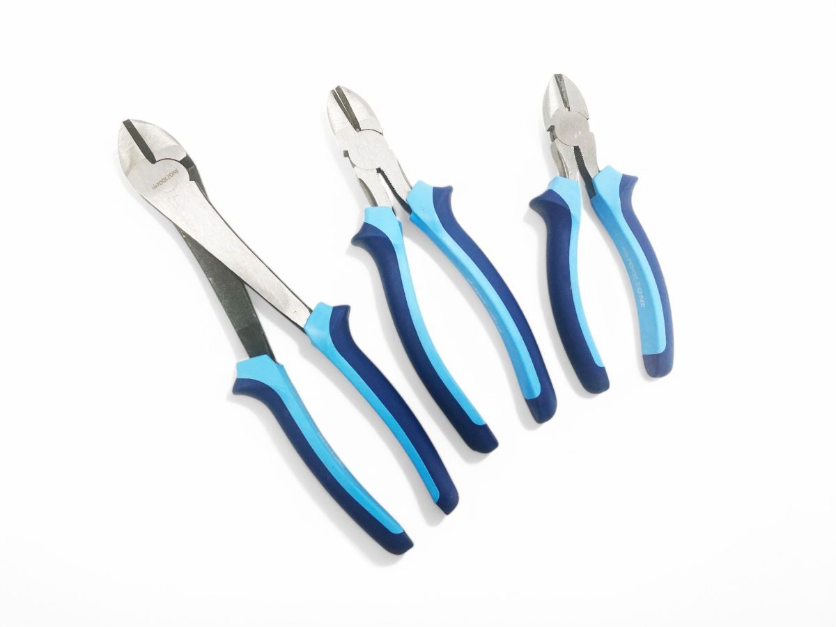 SIDE CUT PLIERS SET 3PC 6", 8", 10" DROP FORGED STEEL - TOOLZONE KDPPL215 - Image 4