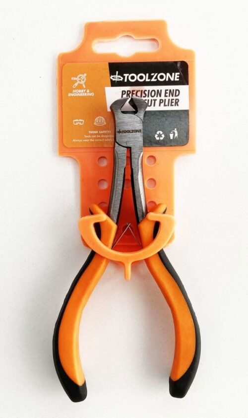 PRECISION END CUT PLIERS LEAF SPRING CARBON STEEL – TOOLZONE KDPPL188