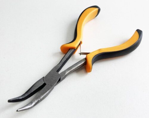 PRECISION BENT NOSE PLIERS LEAF SPRING CARBON STEEL – TOOLZONE KDPPL186