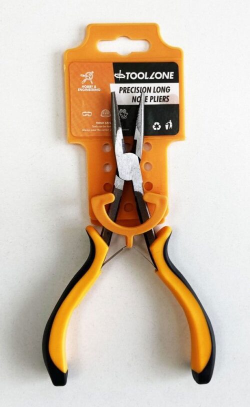 PRECISION LONG NOSE PLIERS LEAF SPRING CARBON STEEL – TOOLZONE KDPPL185