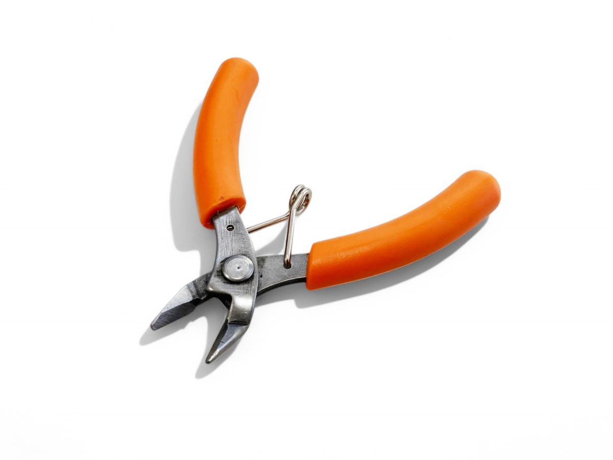 MINI WIRE CUT PLIERS STAINLESS STEEL 95mm PVC HANDLE - TOOLZONE KDPPL183