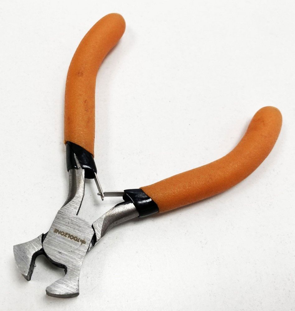 MINI END CUT PLIERS SPRING LOADED FOAM HANDLES - TOOLZONE KDPPL178