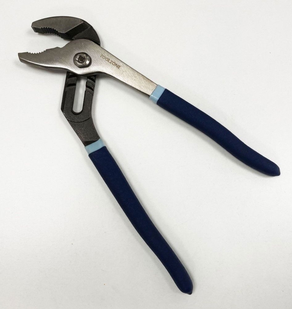 WATER PUMP PLIERS 10" SATIN FINISH GROOVE JOINT - TOOLZONE KDPPL160