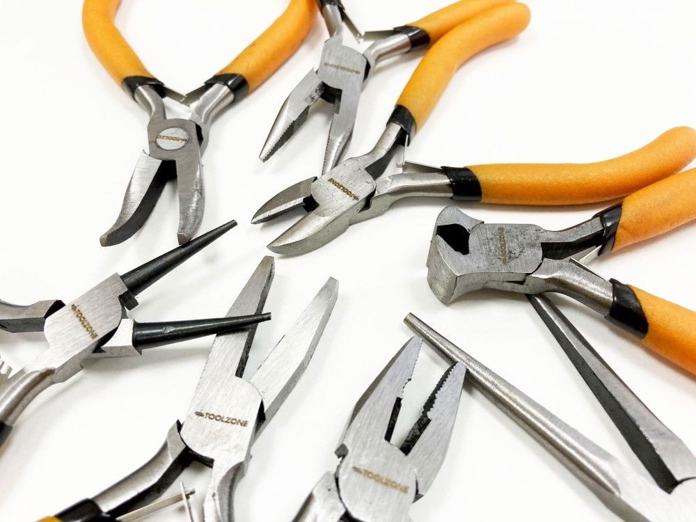 MINI PLIER SET ASSORTED 8PC CHROME VANADIUM STEEL - TOOLZONE KDPPL137 - Image 4