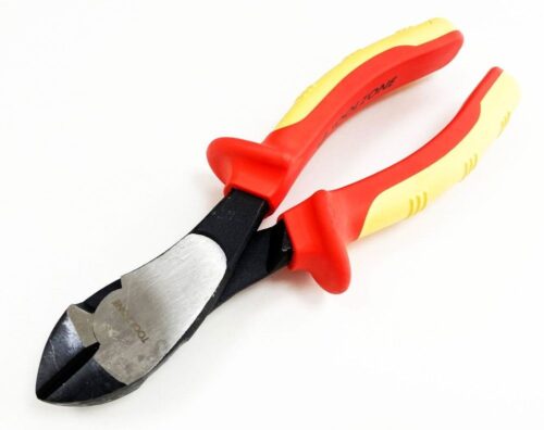 SIDE CUTTER PLIER VDE 7 1/2″ 6150 CRV STEEL 1000V – TOOLZONE KDPPL135
