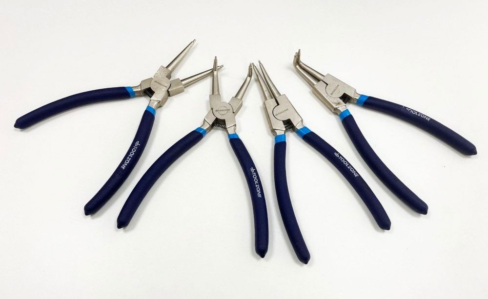 CIRCLIP PLIER SET 4PC 9" CRV 6150 DROP FORGED STEEL - TOOLZONE KDPPL139 - Image 7