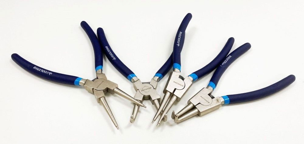 CIRCLIP PLIER SET 4PC 9" CRV 6150 DROP FORGED STEEL - TOOLZONE KDPPL139 - Image 8