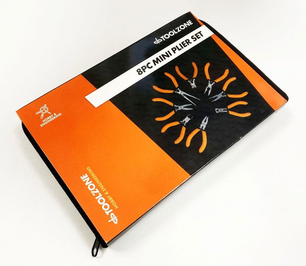 MINI PLIER SET ASSORTED 8PC CHROME VANADIUM STEEL - TOOLZONE KDPPL137 - Image 7