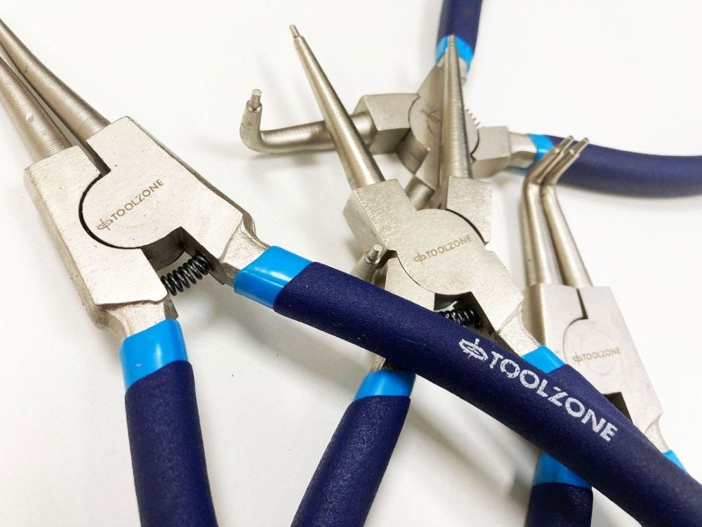 CIRCLIP PLIER SET 4PC 9" CRV 6150 DROP FORGED STEEL - TOOLZONE KDPPL139 - Image 10