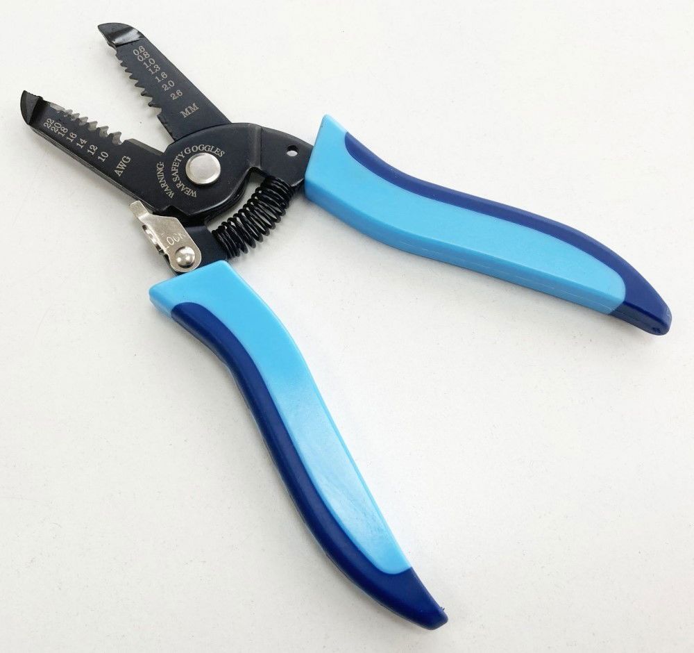 WIRE STRIP PLIERS 10-22 swg SPRING LOADED LOCKING CATCH - TOOLZONE KDPPL129 - Image 5