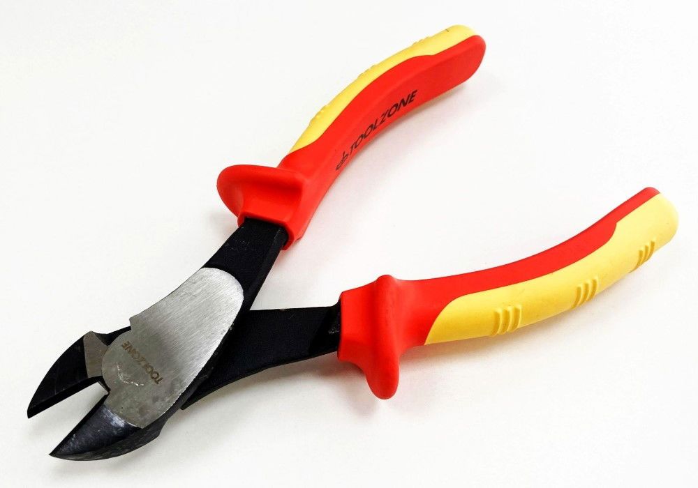 SIDE CUTTER PLIER VDE 7 1/2" 6150 CRV STEEL 1000V - TOOLZONE KDPPL135 - Image 8