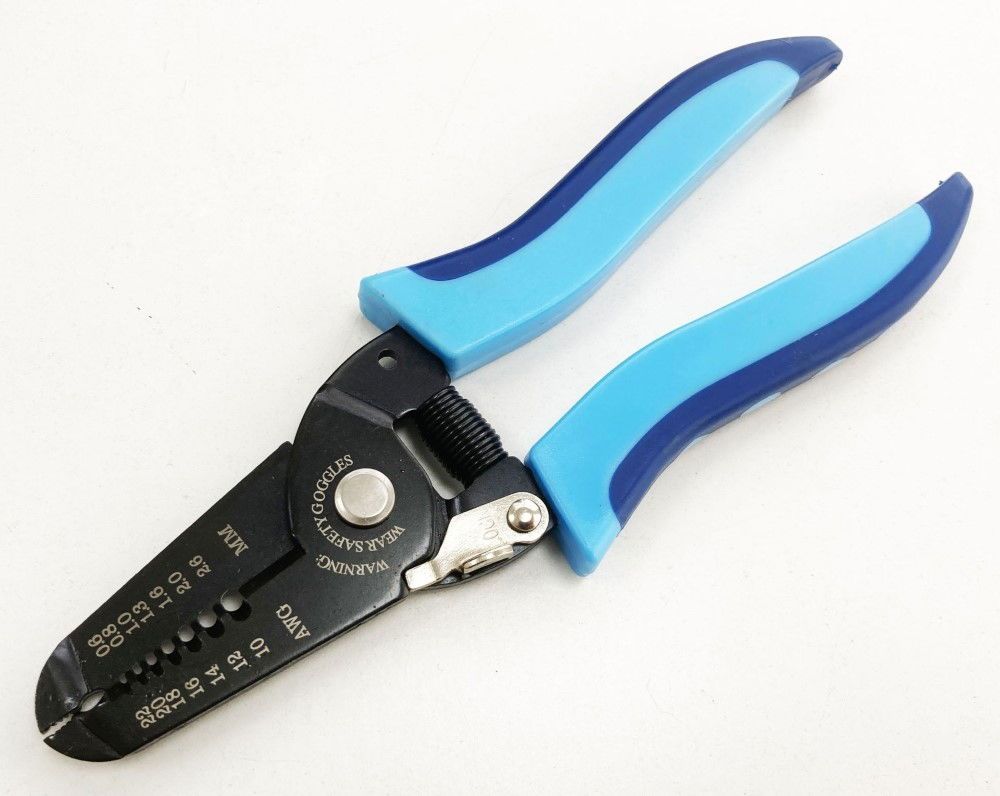 WIRE STRIP PLIERS 10-22 swg SPRING LOADED LOCKING CATCH - TOOLZONE KDPPL129 - Image 6