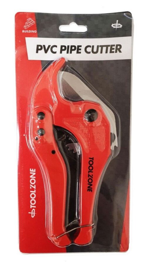 PVC PIPE CUTTER UP TO 1 5/8″ 42mm RATCHET ACTION DIECAST ALUMINIUM – TOOLZONE KDPPB040