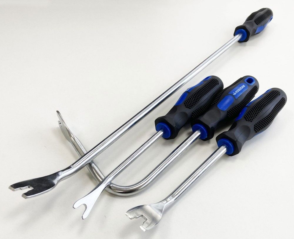 AUTO UPHOLSTERY TOOL SET 6pc WITH REMOVERS AND TRIM CLIP PLIER - TOOLZONE KDPAU380 - Image 6