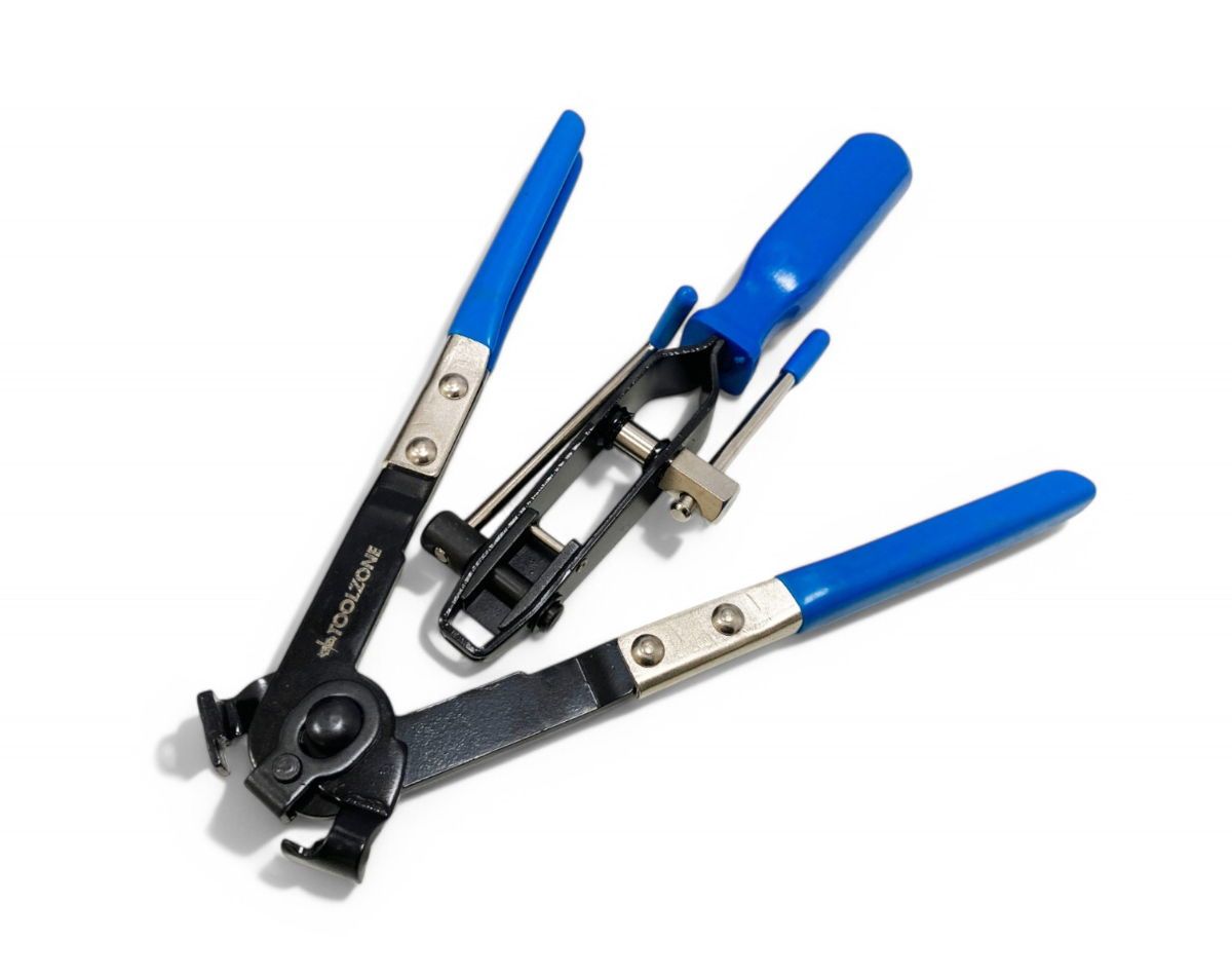 CV BOOT CLAMP PLIER SET 2pc WITH WINDER AND CUTTER - TOOLZONE KDPAU040 - Image 3